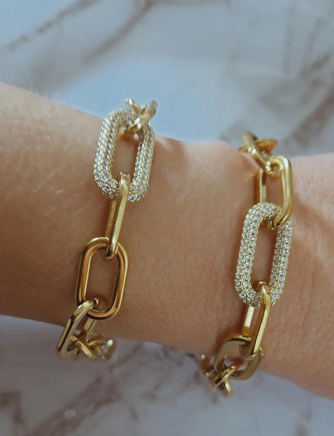 Gold- Tone Link Bracelet