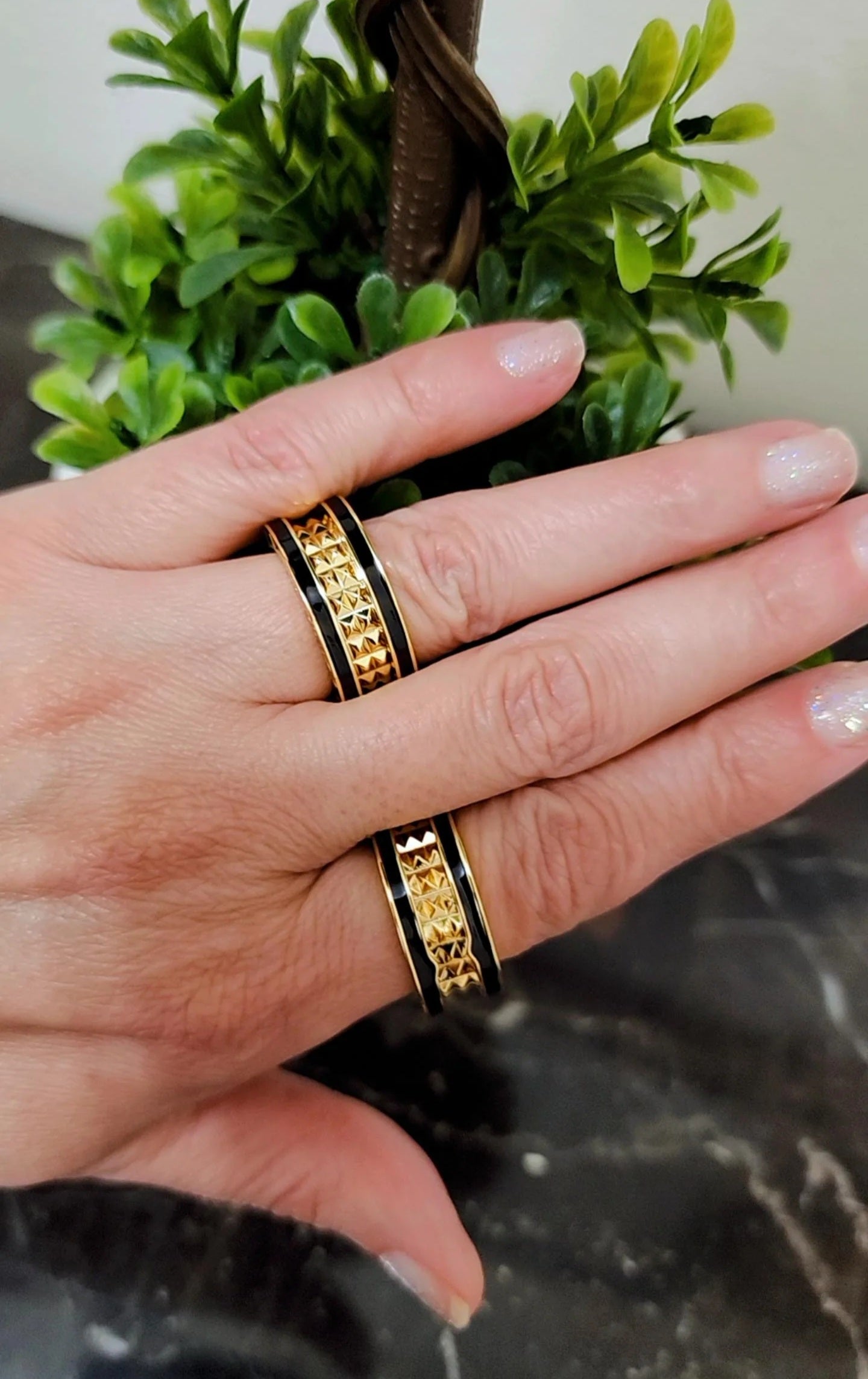 Blv. black band Ring