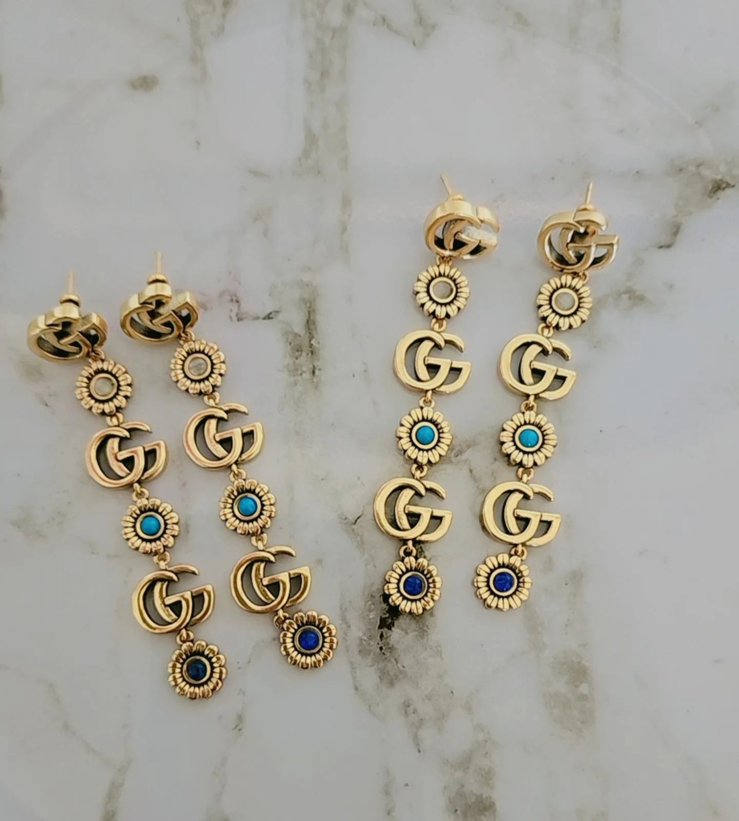 G Flower Earrings