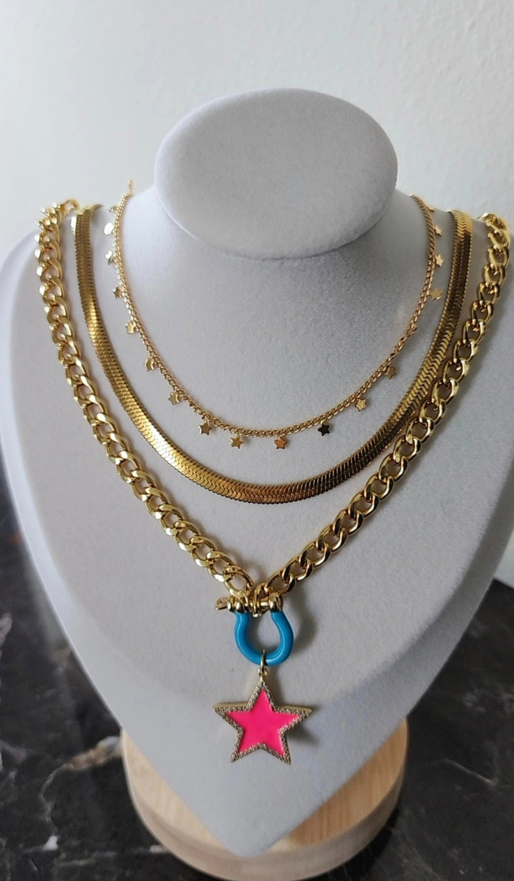 Tu foto + busto con collares