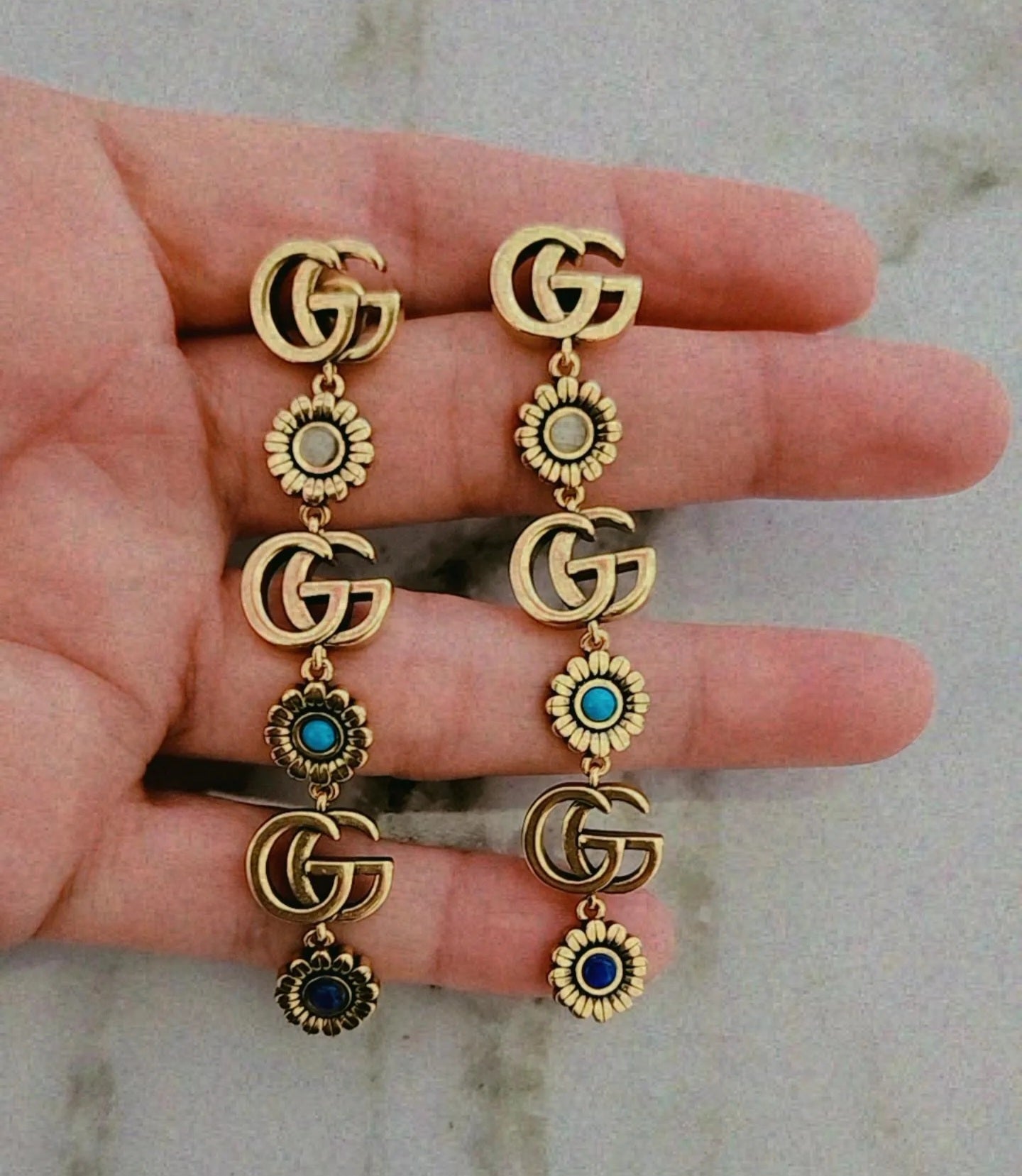 G Flower Earrings