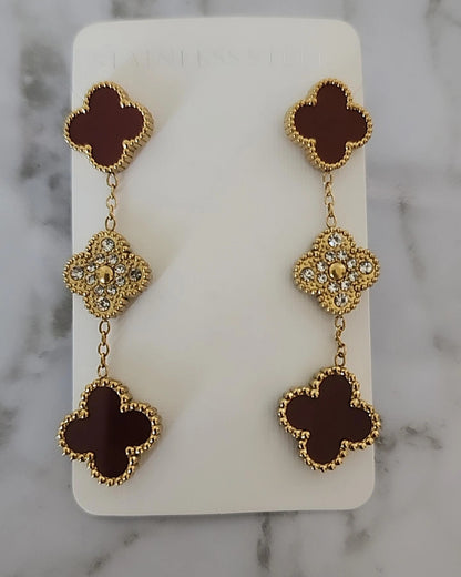 Clover Pendant Earrings