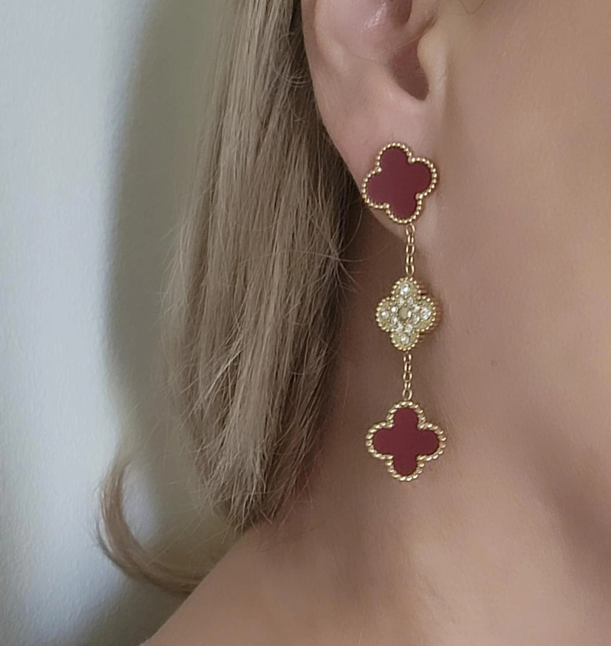 Clover Pendant Earrings