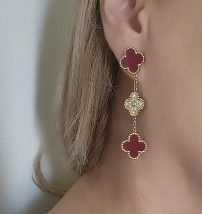 Clover Pendant Earrings