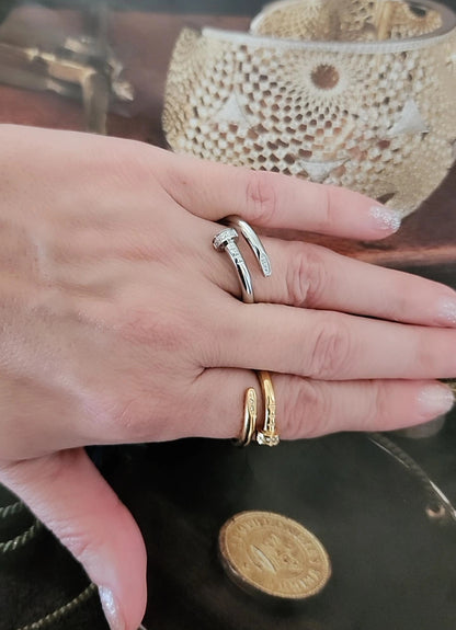 Nail Ring with stone