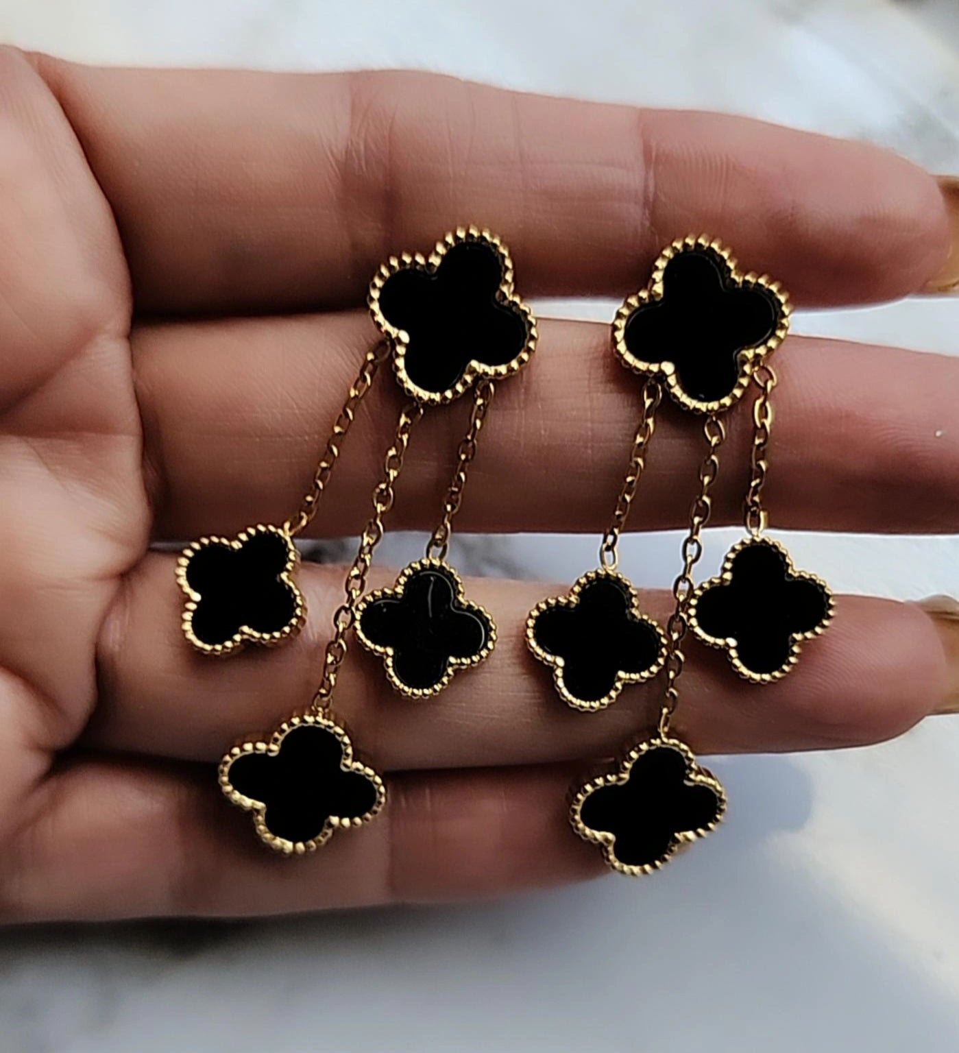 Black Clover Earrings