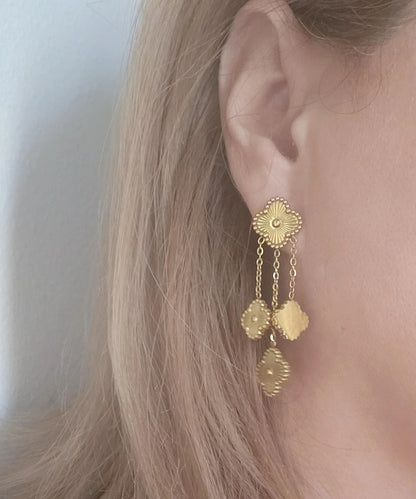 Clover Drop Earrings
