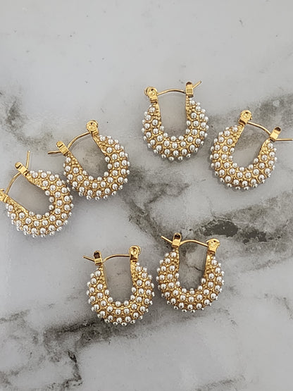 Small Pearl Earrings