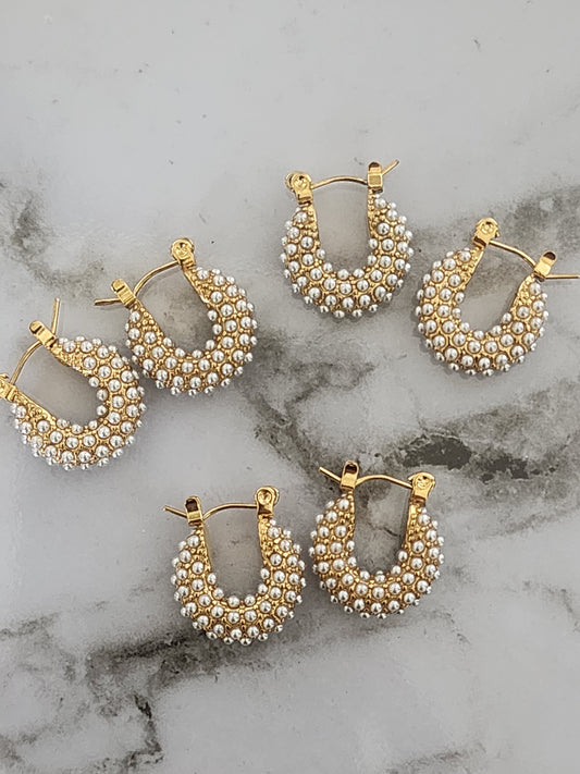 Small Pearl Earrings